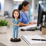 Infirmières femelles figurines de bobblehead personnalisées