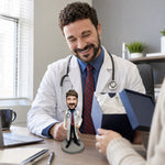 Tête de bobble personnalisée pour Doctor Gift