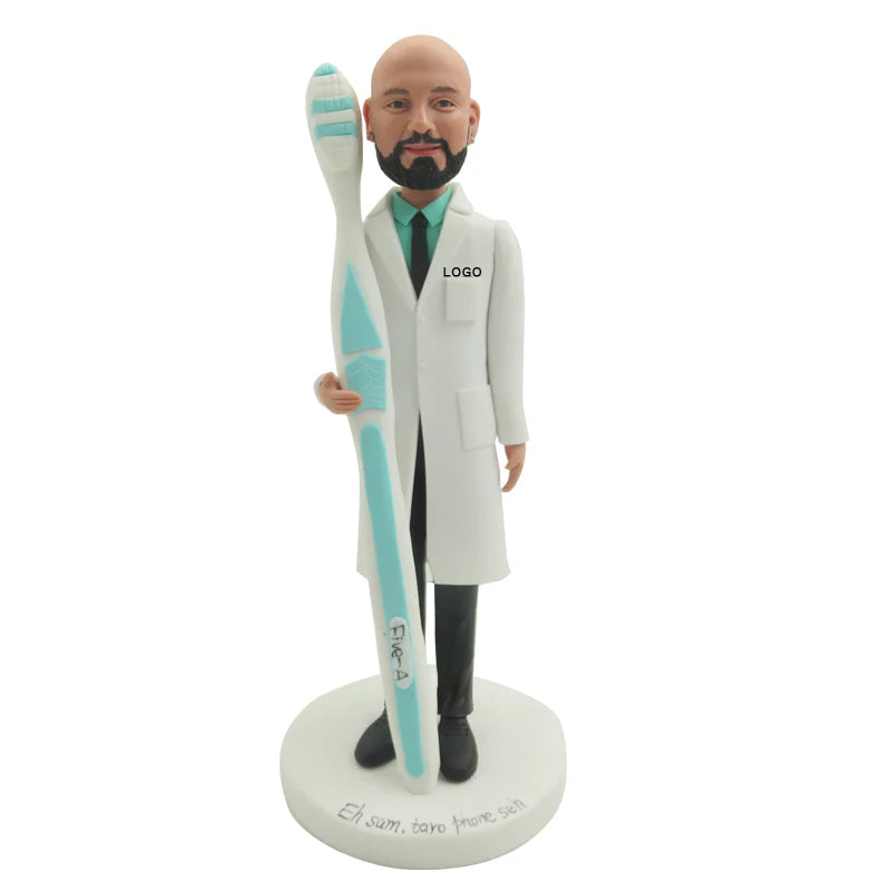 Figures de bobblehead de dentiste personnalisé