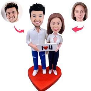 Cadeau personnalisé pour la Saint-Valentin Couple Bobblehead