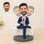Poupée Bobblehead Bobblehead du Boss Boss masculin personnalisé