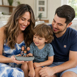 Custom Bobblehead with Sitting Family