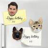 Aimants de réfrigérateur à visage drôle Bobblehead personnalisés