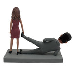Idées cadeaux Saint Valentin - Bobblehead couple drôle personnalisé