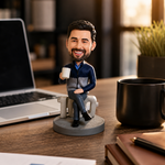 Joyeux anniversaire Bobblehead personnalisé