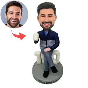 Joyeux anniversaire Bobblehead personnalisé