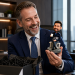 Joyeux anniversaire Bobblehead personnalisé