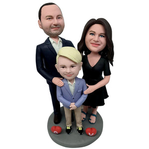 Bobblehead personnalisé Love Family comme cadeaux de Noël