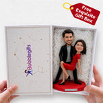 Custom Bobblehead Dancing Couple - Valentine's Day