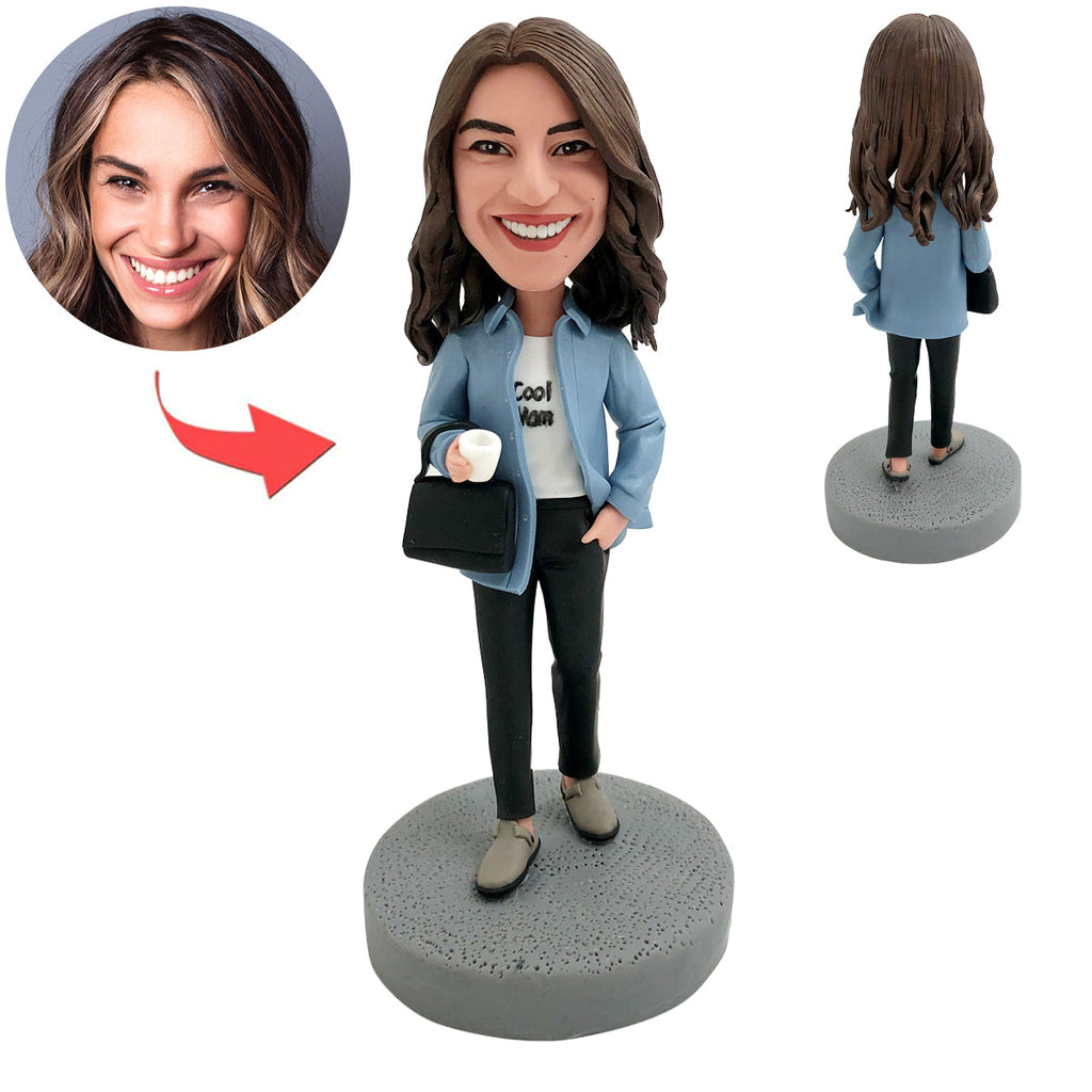 Bobblehead Cool Mom personnalisé comme cadeaux pour la fête des mères
