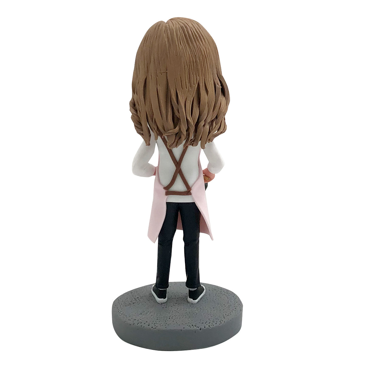 Maman de cuisine Bobblehead personnalisée avec poêle