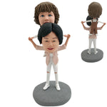 Poupée Bobblehead personnalisée pour mère et fils