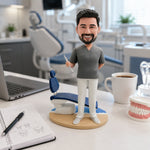 Cadeau personnalisé Dentisit Bobblehead personnalisé