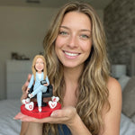 Bobblehead BOSS féminin personnalisé - CADEAU DU JOUR DU BOSS