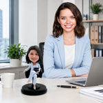 Bobblehead BOSS féminin personnalisé - CADEAU DU JOUR DU BOSS