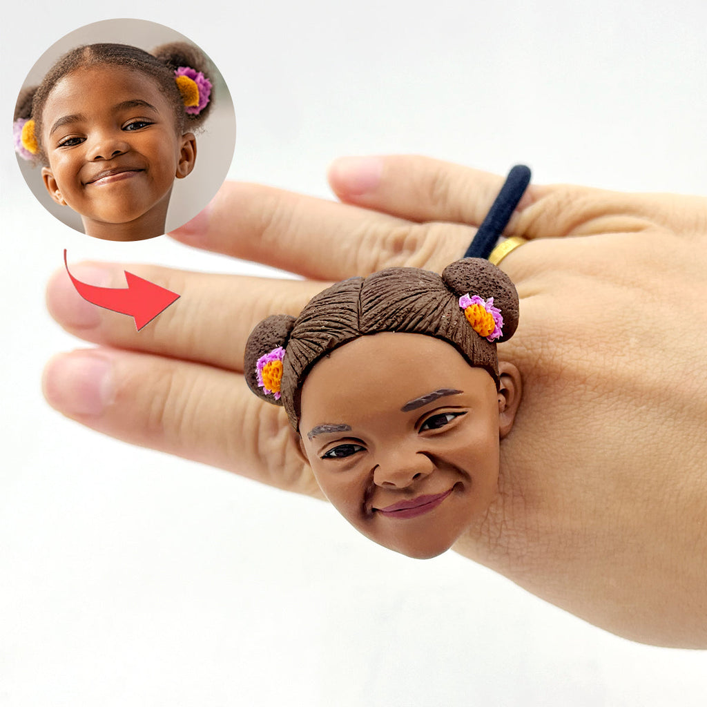Corde à cheveux Bobblehead personnalisée pour fille