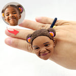 Corde à cheveux Bobblehead personnalisée pour fille