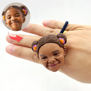 Corde à cheveux Bobblehead personnalisée pour fille