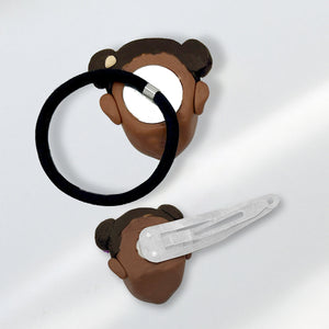 Corde à cheveux Bobblehead personnalisée pour fille