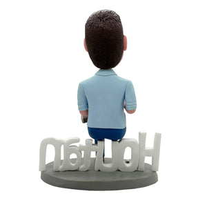 Mug personnalisé avec figurine Bobblehead « Meilleur patron du monde »