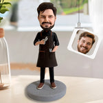 Figurines à tête branlante personnalisées pour coiffeurs