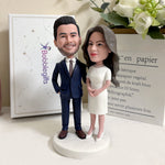 Figurines personnalisées de mariés pour cadeaux de mariage