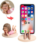 Support de téléphone portable personnalisé pour figurine d'enfant