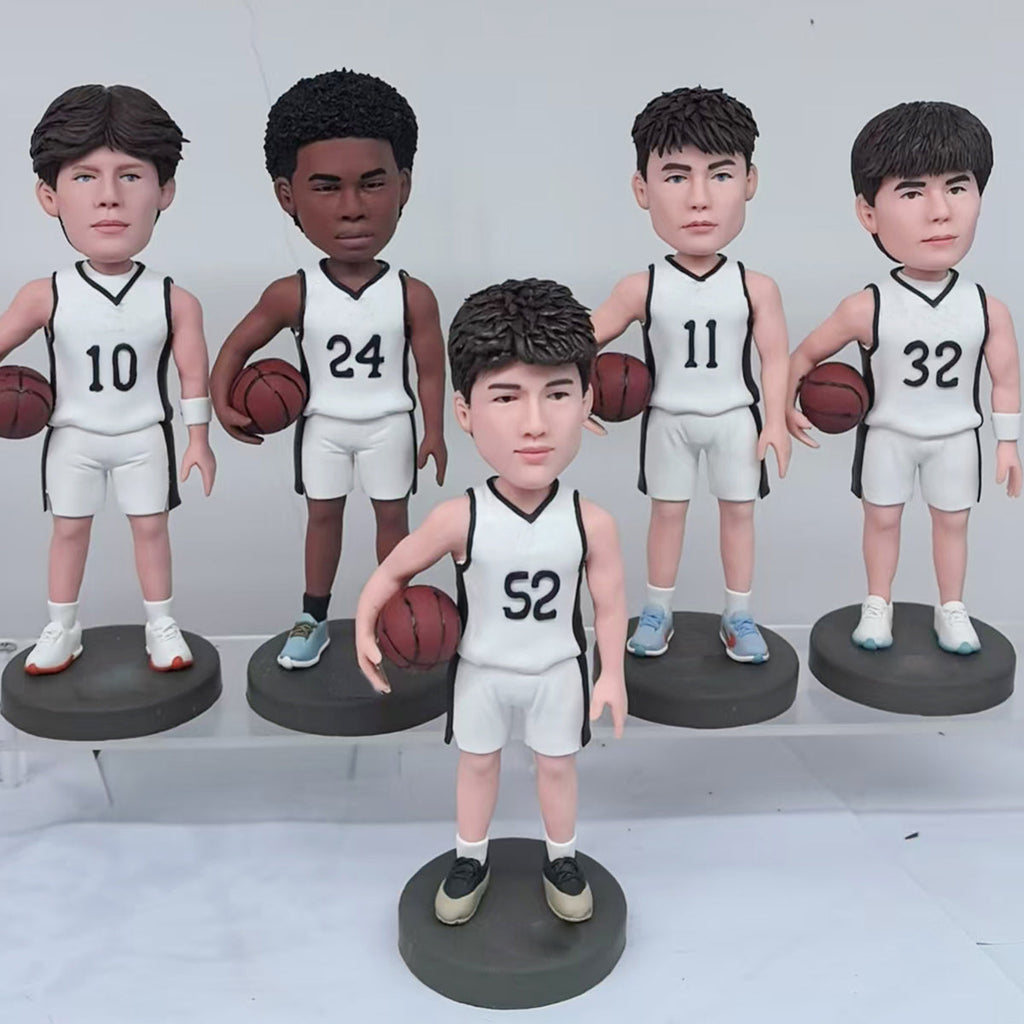 Bobblehead single entièrement personnalisable personnalisé de la tête aux pieds pour une femme – France