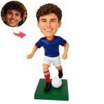 Figurine personnalisée style champion de football