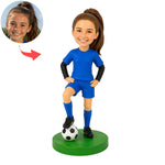 Figurine personnalisée pour jeune joueur de football américain - Cadeau