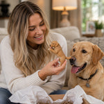 Décoration de gâteau amusante représentant un chien qui mange - Topper de gâteau pour chien