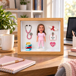 Boîte à ombres 3D personnalisée avec figurine – Cadeau personnalisé pour toute occasion