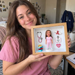 Boîte à ombres 3D personnalisée avec figurine – Cadeau personnalisé pour toute occasion