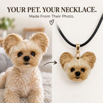 Collier personnalisé avec portrait d'animal