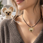 Collier personnalisé avec portrait d'animal