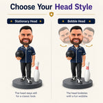 Cadeau personnalisé de figurine à tête branlante de bowling à partir d'une photo