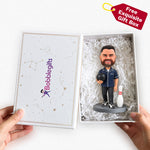 Cadeau personnalisé de figurine à tête branlante de bowling à partir d'une photo