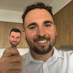 Bouchons de bouteille de vin personnalisés Bobblehead personnalisé