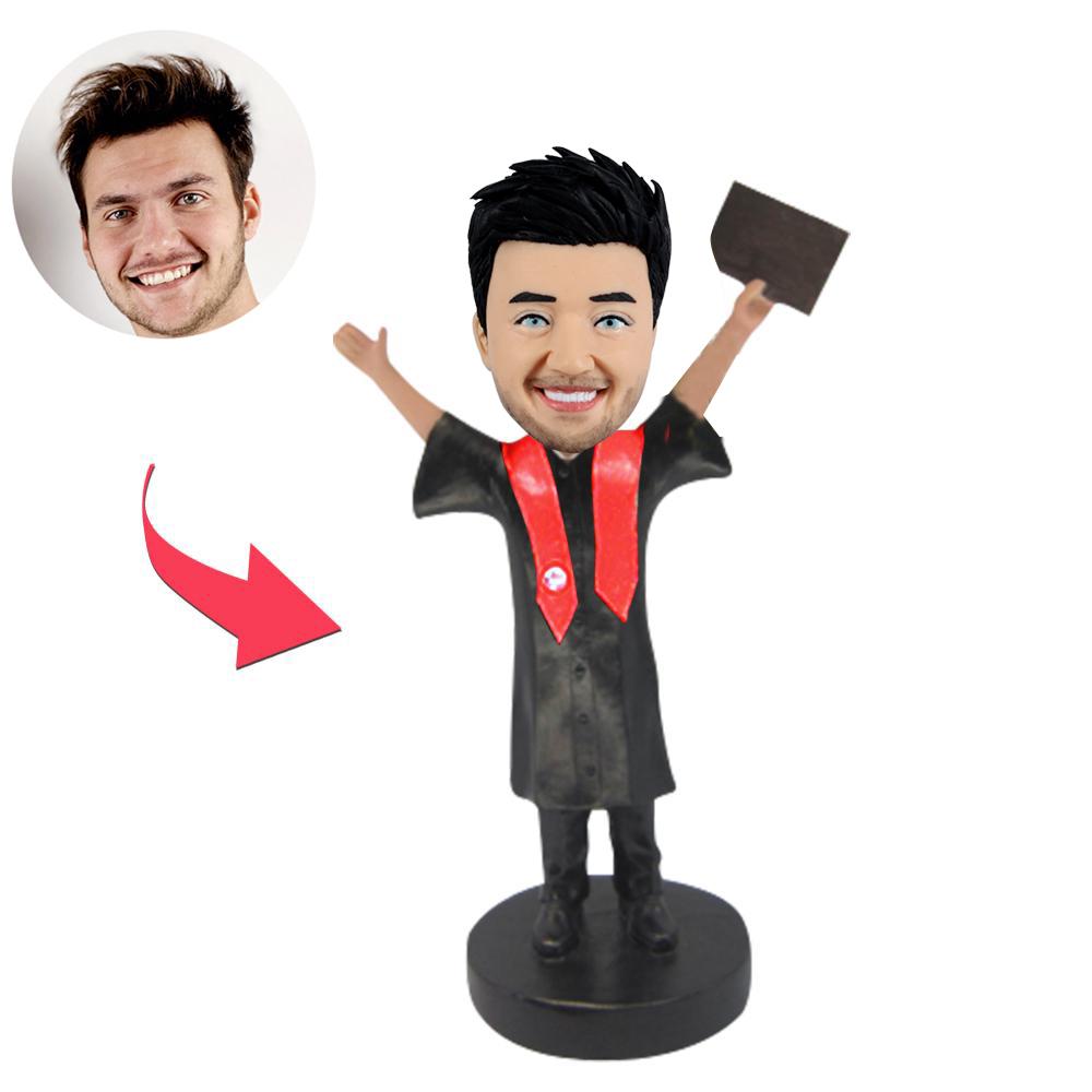 Bobblehead personnalisé Happy Graduation