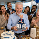Figurine bobblehead personnalisée pour célébration de retraite