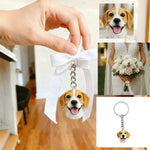 Porte-clés chien personnalisé à partir d'une photo