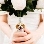 Porte-clés chien personnalisé à partir d'une photo