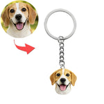 Porte-clés chien personnalisé à partir d'une photo