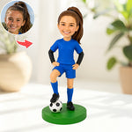 Figurine personnalisée pour jeune joueur de football américain - Cadeau