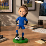 Figurine personnalisée pour jeune joueur de football américain - Cadeau