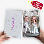 Figurines personnalisées de mariés pour cadeaux de mariage
