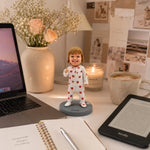 Figurine à tête branlante personnalisée pour bébé - Figurine de tout-petit personnalisée à partir de votre photo