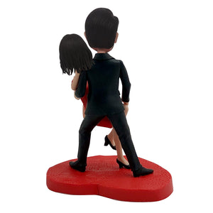 Couple dansant Bobblehead personnalisé - Saint Valentin
