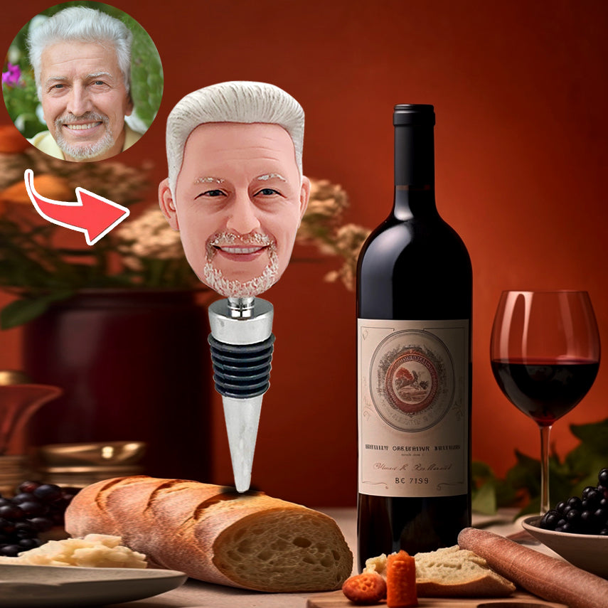 Bouchons de bouteille de vin Bobblehead personnalisés