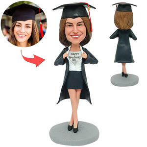 Bobblehead personnalisé - Bonne remise des diplômes